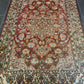 Antiker Perser Teppich Isfahan Handgeknüpfter Orientteppich 201x140cm