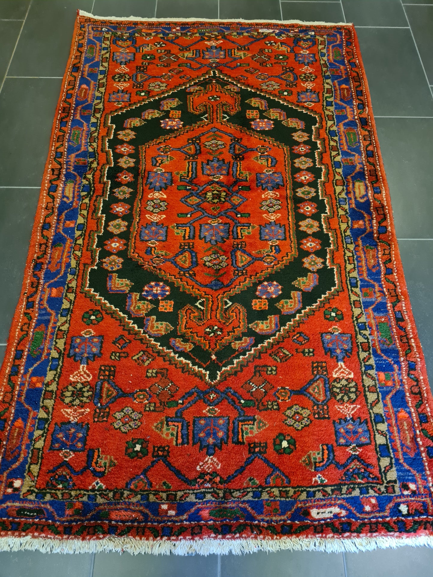 Antiker Hochwertiger Handgeknüpfter Perserteppich Orientteppich Malaya 214x123cm