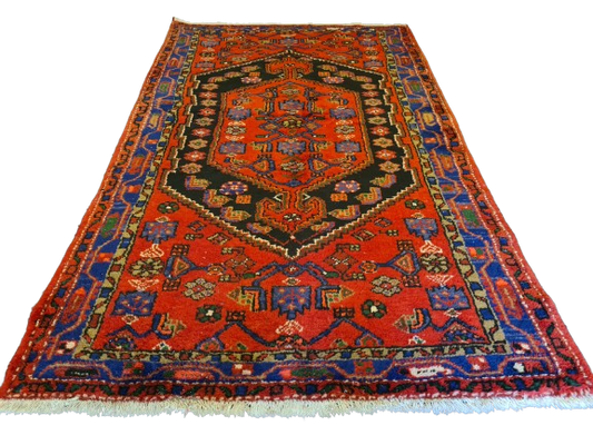 Antiker Hochwertiger Handgeknüpfter Perserteppich Orientteppich Malaya 214x123cm