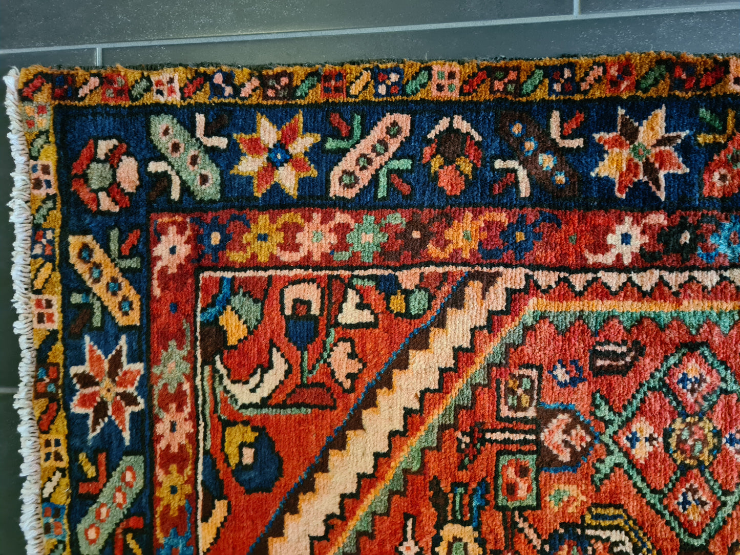 Antiker Hochwertiger Handgeknüpfter Perserteppich Orientteppich Malaya 209x146cm