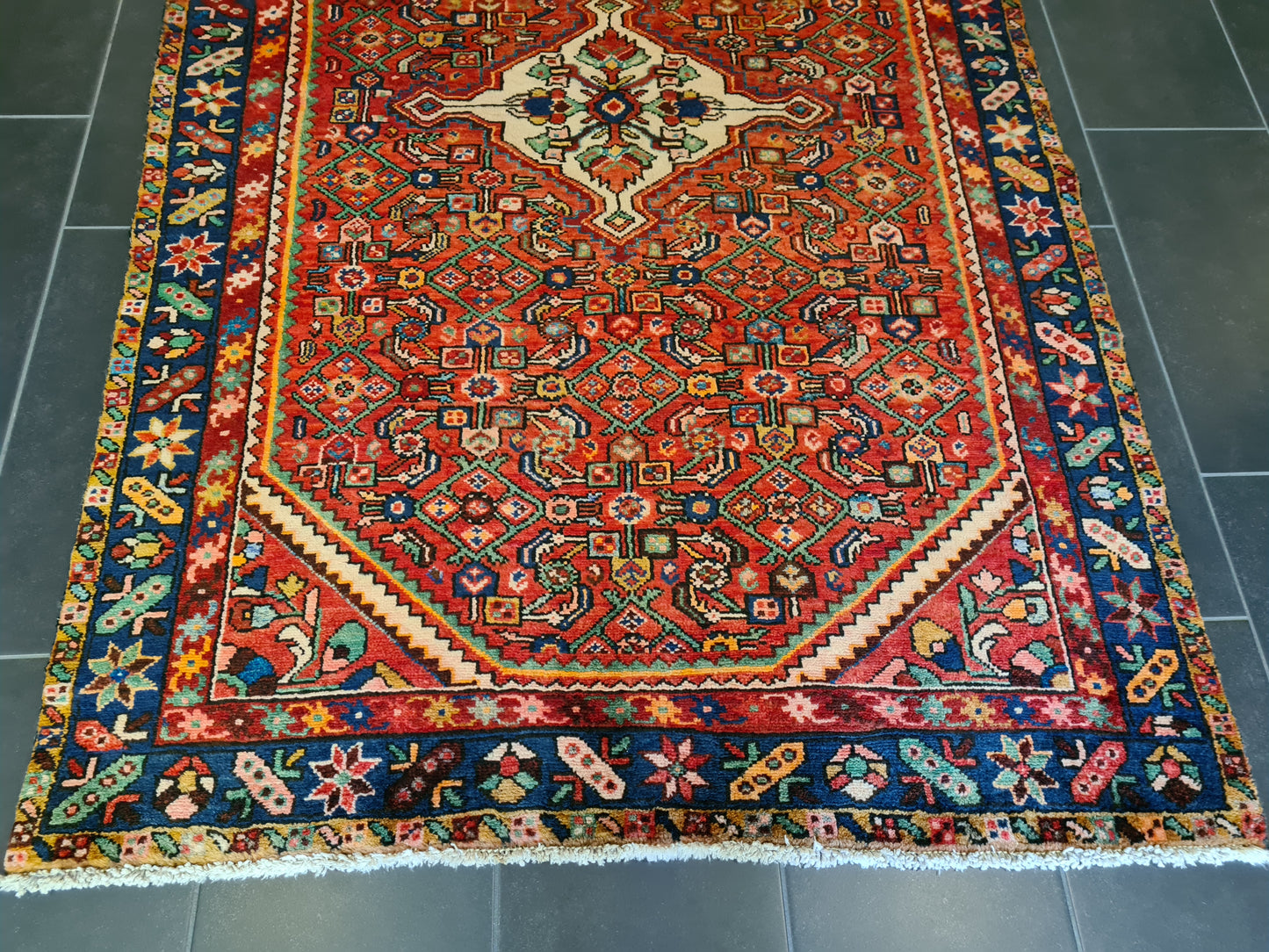 Antiker Hochwertiger Handgeknüpfter Perserteppich Orientteppich Malaya 209x146cm