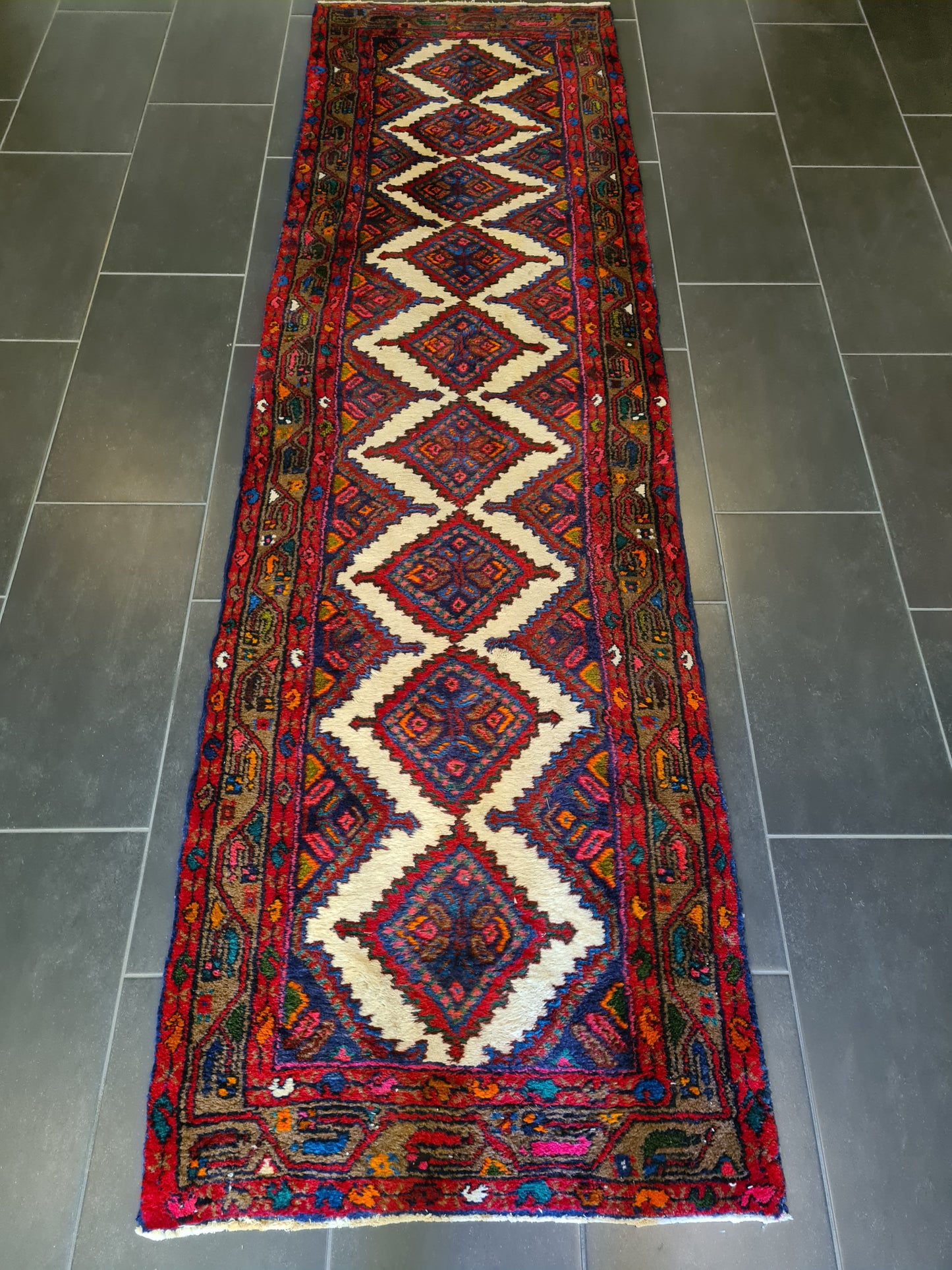 Feiner Hochwertiger Handgeknüpfter Perserteppich Orientteppich Malaya 274x80cm