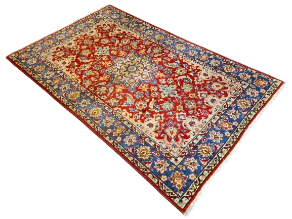 Feiner Handgeknüpfter Isfahan Najafabad Perserteppich Orienttteppich 166x103cm