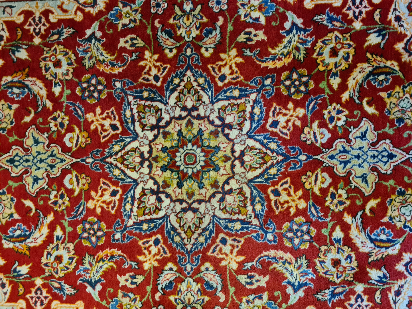 Feiner Handgeknüpfter Isfahan Najafabad Perserteppich Orienttteppich 166x103cm