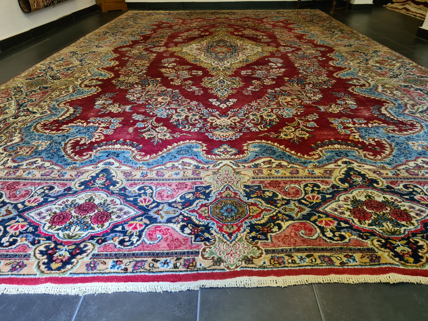 Kirman Palastteppich Handgeknüpfter Orientteppich 520x310cm