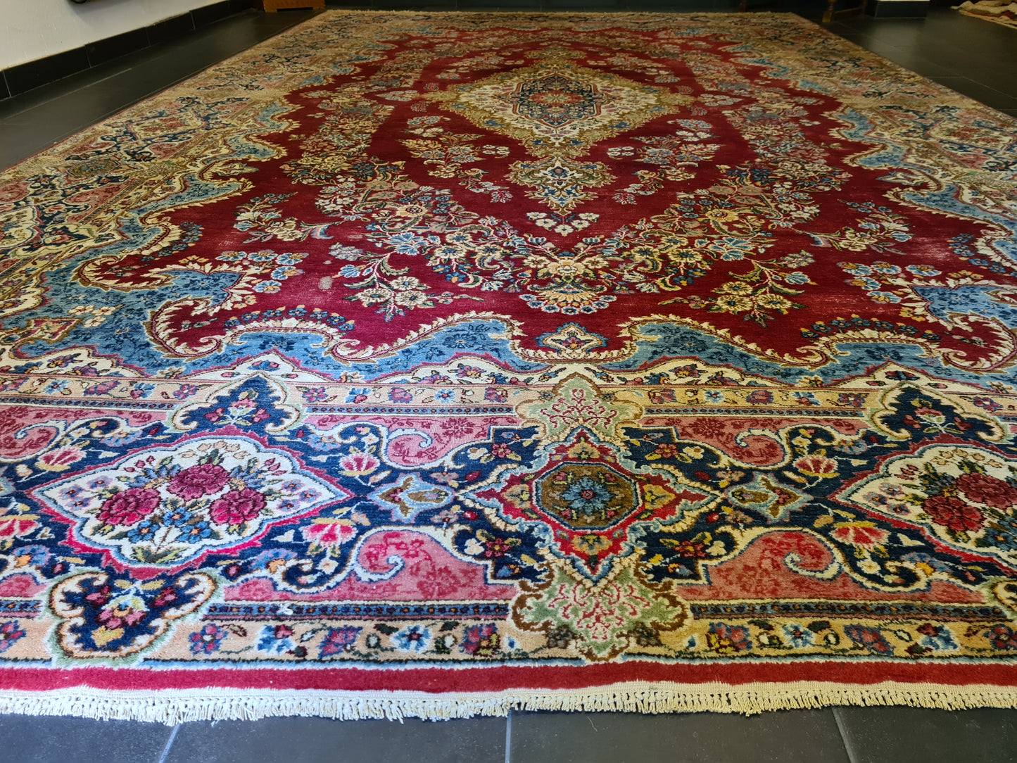 Kirman Palastteppich Handgeknüpfter Orientteppich 520x310cm