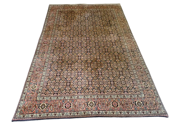 Feiner Handgeknüpfter Perser Bidjar Teppich Orientteppich 225x144cm