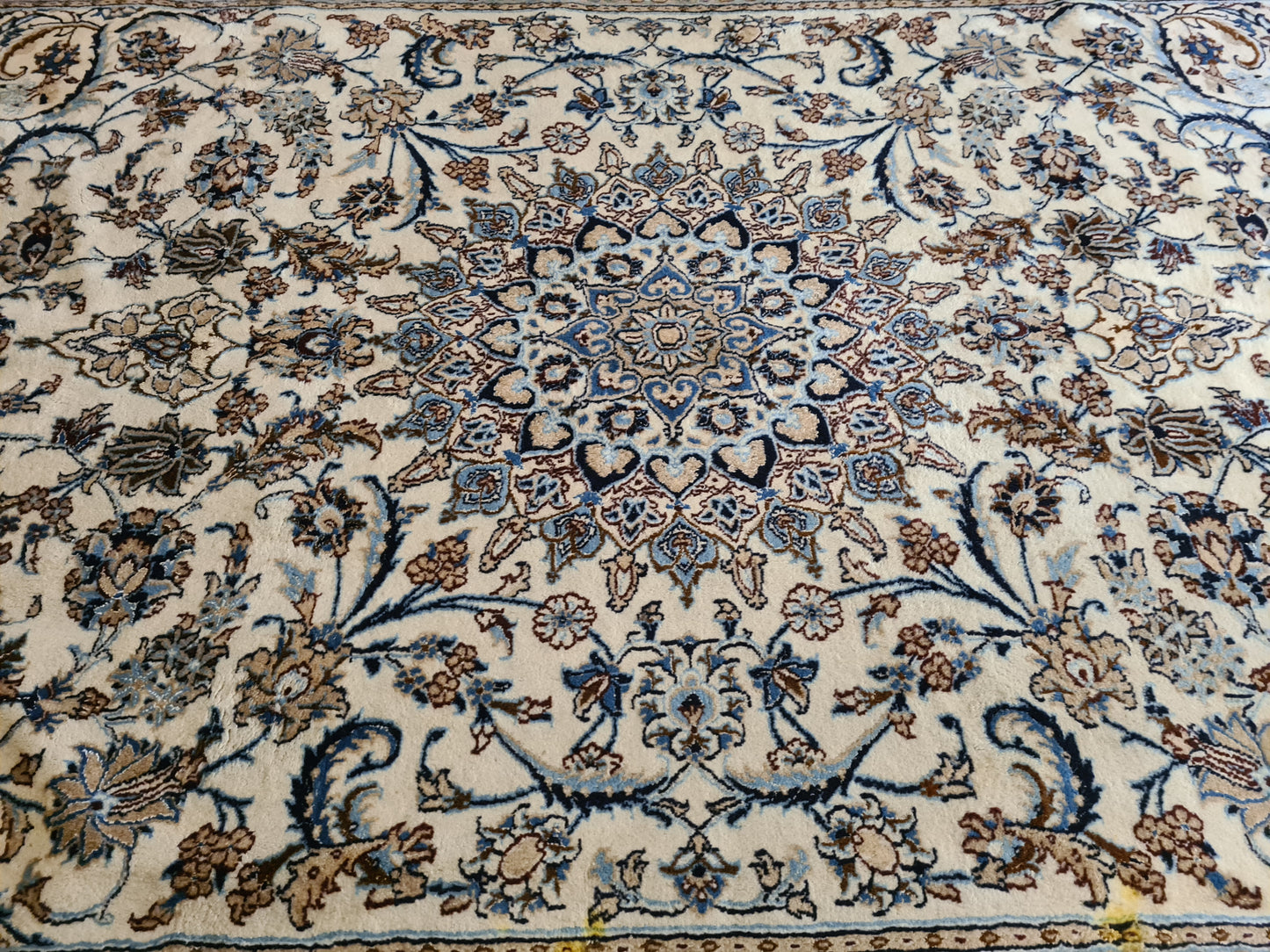 Königlicher Feiner Perser Teppich Nain Handgeknüpfter Orientteppich 340x245cm