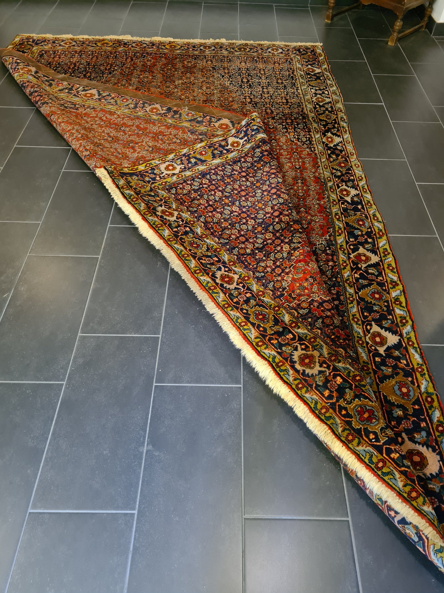 Königlicher Handgeknüpfter Bidjar Perser Palastteppich Orientteppich 336x223cm