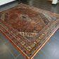 Antiker Königlicher Handgeknüpfter Sarough Mahal Perser Teppich 306x239cm