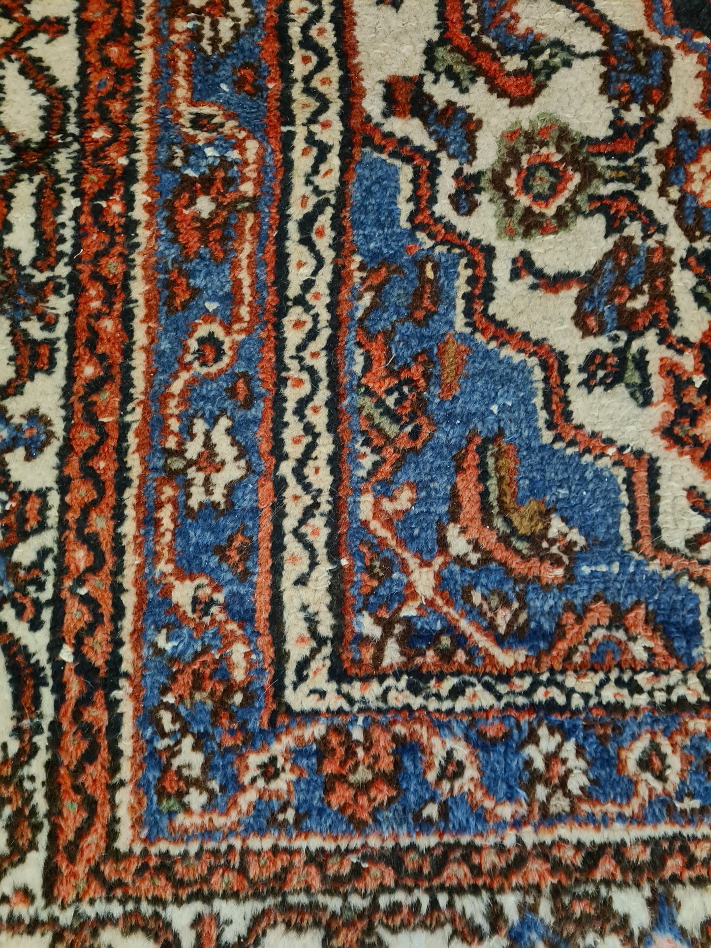 Antiker Königlicher Handgeknüpfter Sarough Mahal Perser Teppich 306x239cm