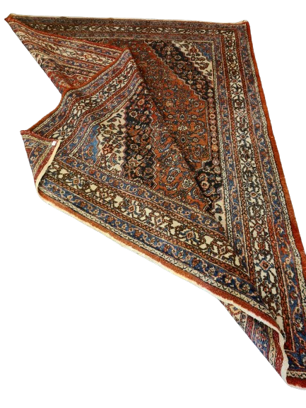 Antiker Königlicher Handgeknüpfter Sarough Mahal Perser Teppich 306x239cm