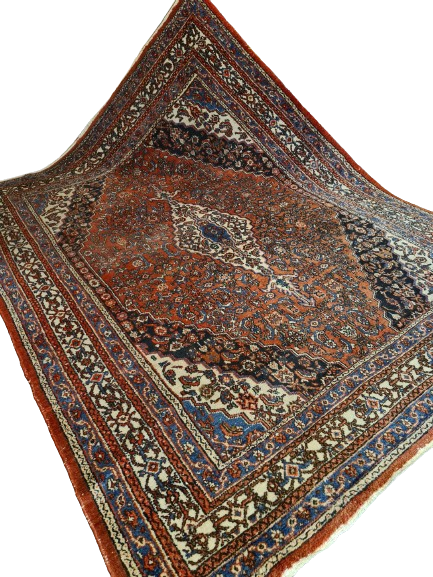 Antiker Königlicher Handgeknüpfter Sarough Mahal Perser Teppich 306x239cm