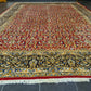 Feiner Königlicher Perser Kirman Handgeknüpfter Orientteppich 334x243cm