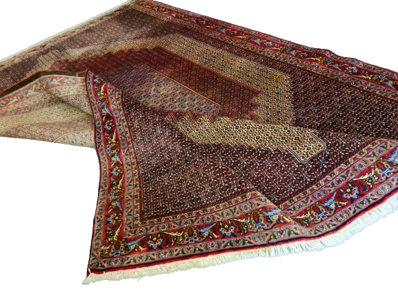 Königlicher Bidjar Perser Teppich Handgeknüpfter Orientteppich 352x255cm