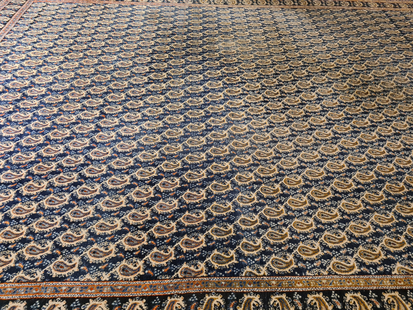 Königlicher Handgeknüpfter Perser Teppich Moud Orientteppich 420x320cm