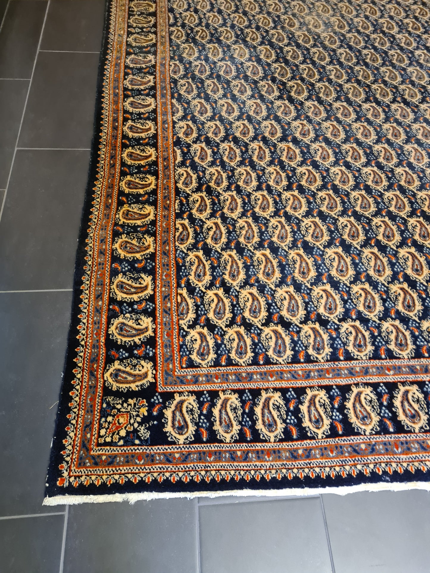 Königlicher Handgeknüpfter Perser Teppich Moud Orientteppich 420x320cm