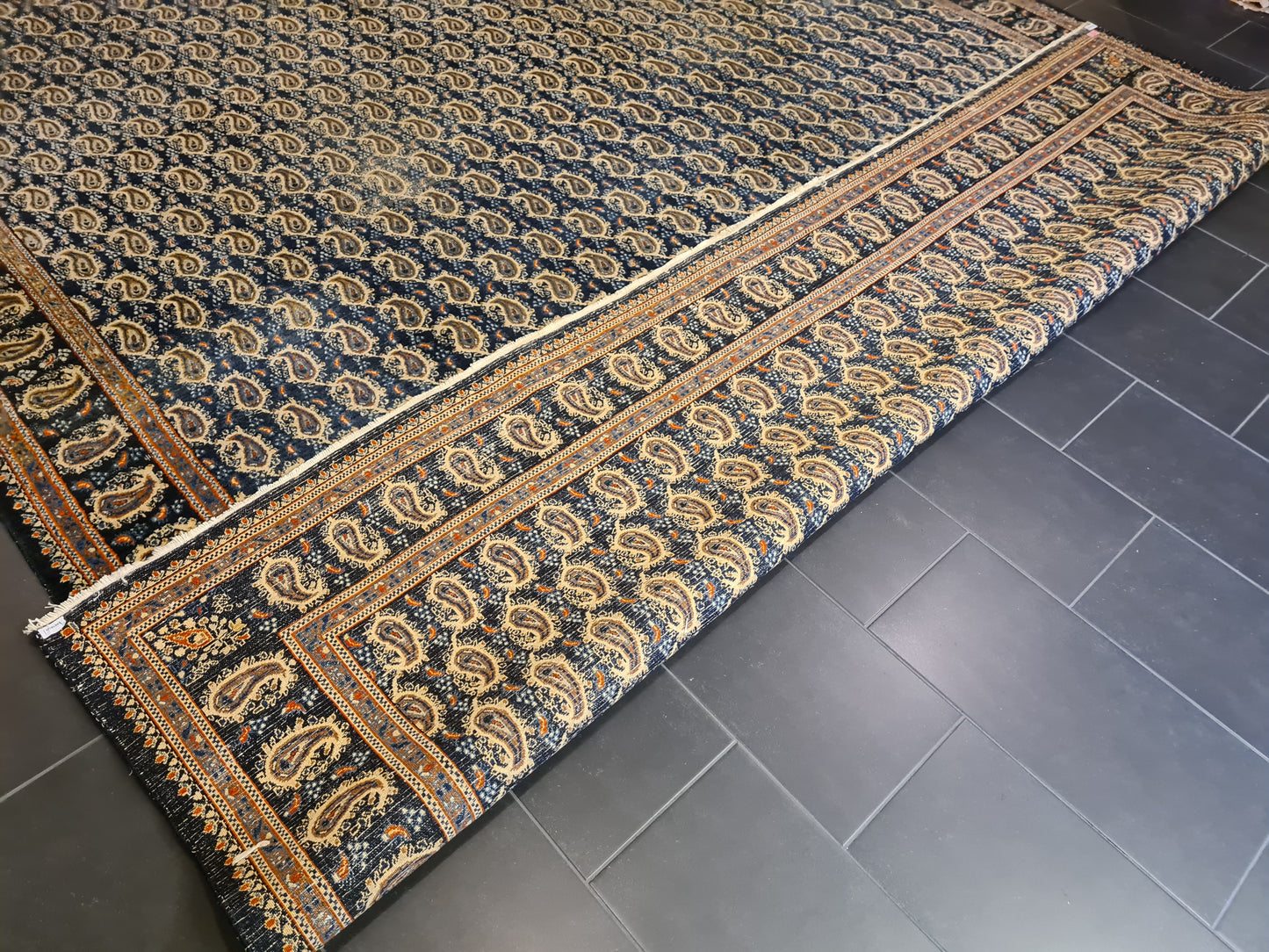 Königlicher Handgeknüpfter Perser Teppich Moud Orientteppich 420x320cm