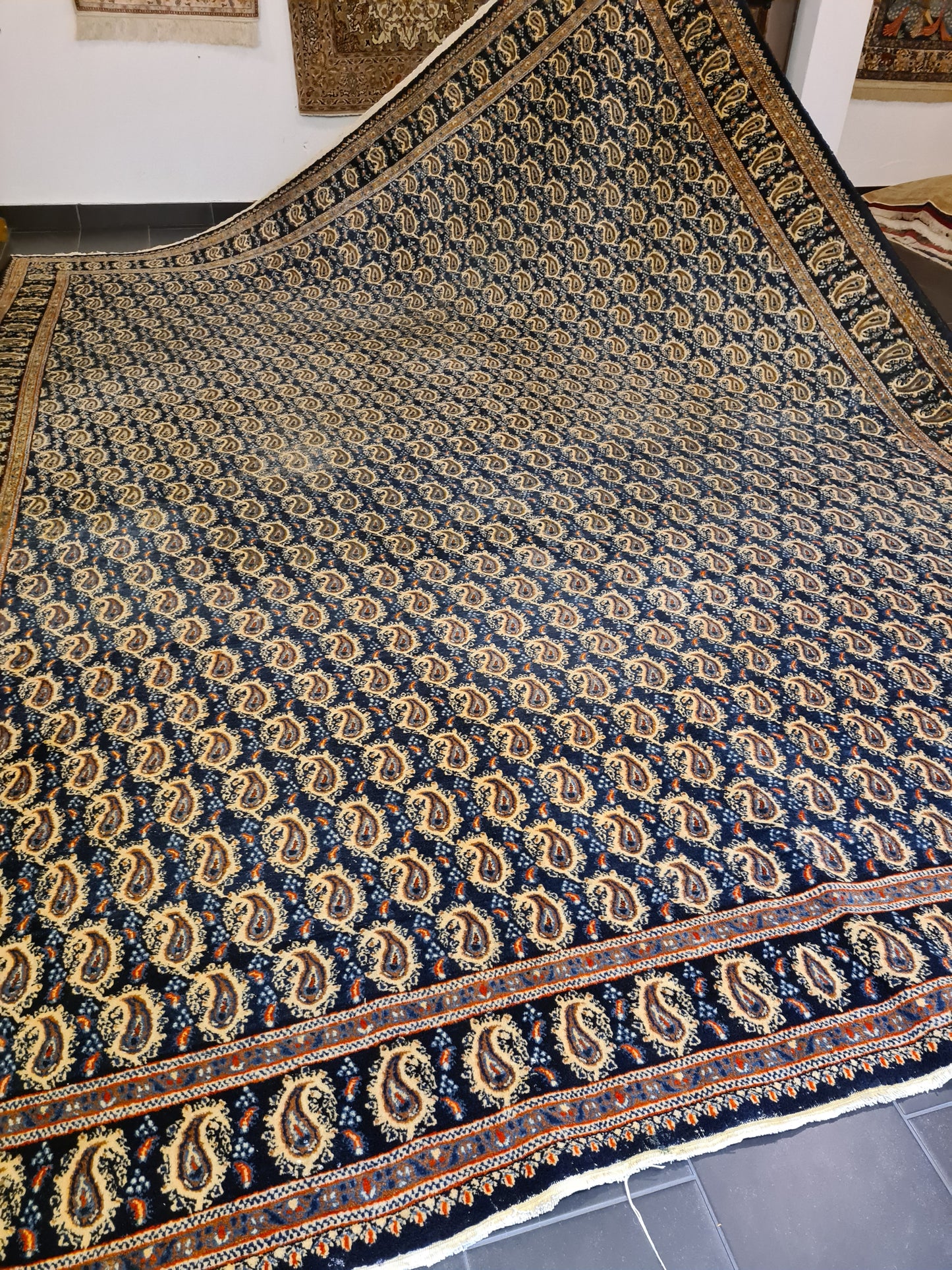 Königlicher Handgeknüpfter Perser Teppich Moud Orientteppich 420x320cm