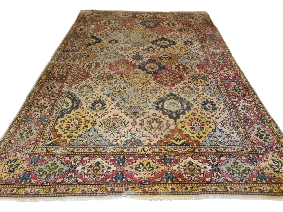 Königlicher Handgeknüpfter Tabriz Perser Orientteppich 357x244cm