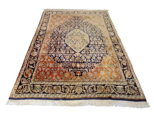 Hochwertiger Feiner Perser Teppich Handgeknüpfter Bidjar Orientteppich 173x123cm