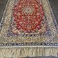 Feiner Handgeknüpfter Isfahan Perser Teppich Seiden Orientteppich 170x110cm