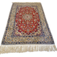 Feiner Handgeknüpfter Isfahan Perser Teppich Seiden Orientteppich 170x110cm