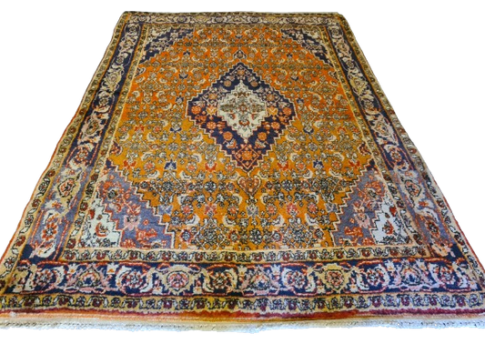 Antiker Handgeknüpfter Bidjar Perser Teppich Orientteppich 166x119cm