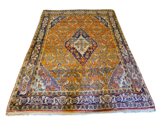 Antiker Handgeknüpfter Bidjar Perser Teppich Orientteppich 166x119cm