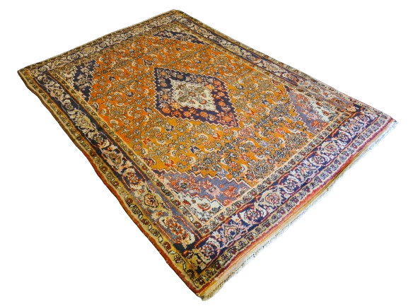 Antiker Handgeknüpfter Bidjar Perser Teppich Orientteppich 166x119cm