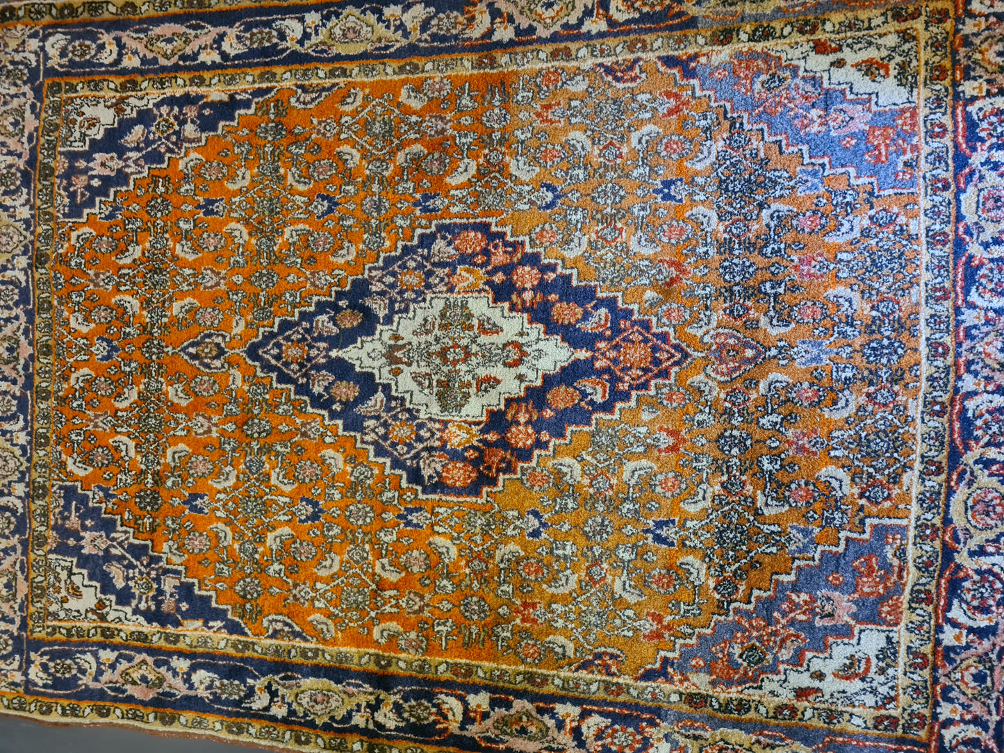 Antiker Handgeknüpfter Bidjar Perser Teppich Orientteppich 166x119cm