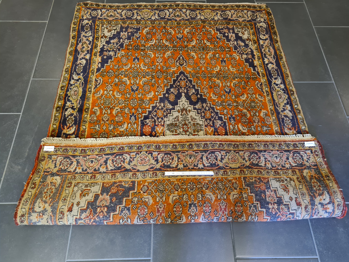 Antiker Handgeknüpfter Bidjar Perser Teppich Orientteppich 166x119cm