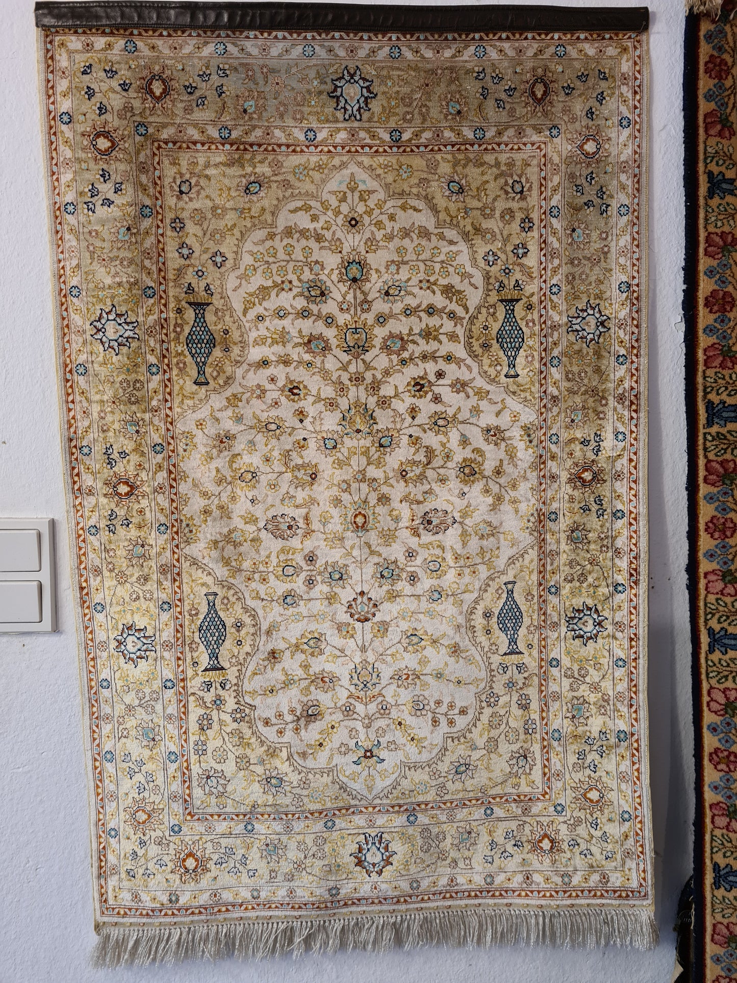 Seidenteppich Handgeknüpfter Hereke Türkei 130x81cm