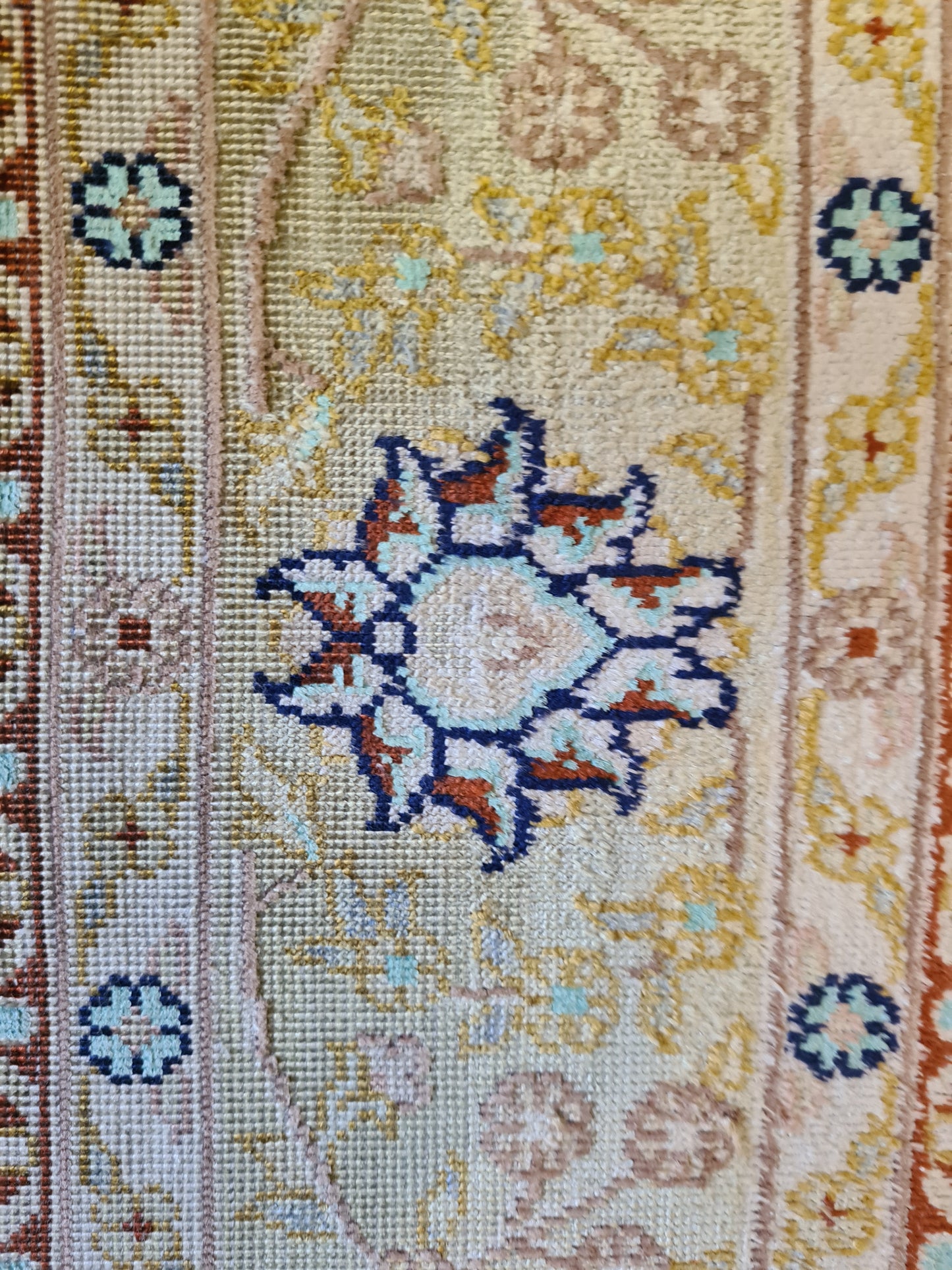 Seidenteppich Handgeknüpfter Hereke Türkei 130x81cm