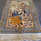 Wertvoller Feiner Handgeknüpfter Isfahan Perser Teppich Meisterwerk 100x71cm