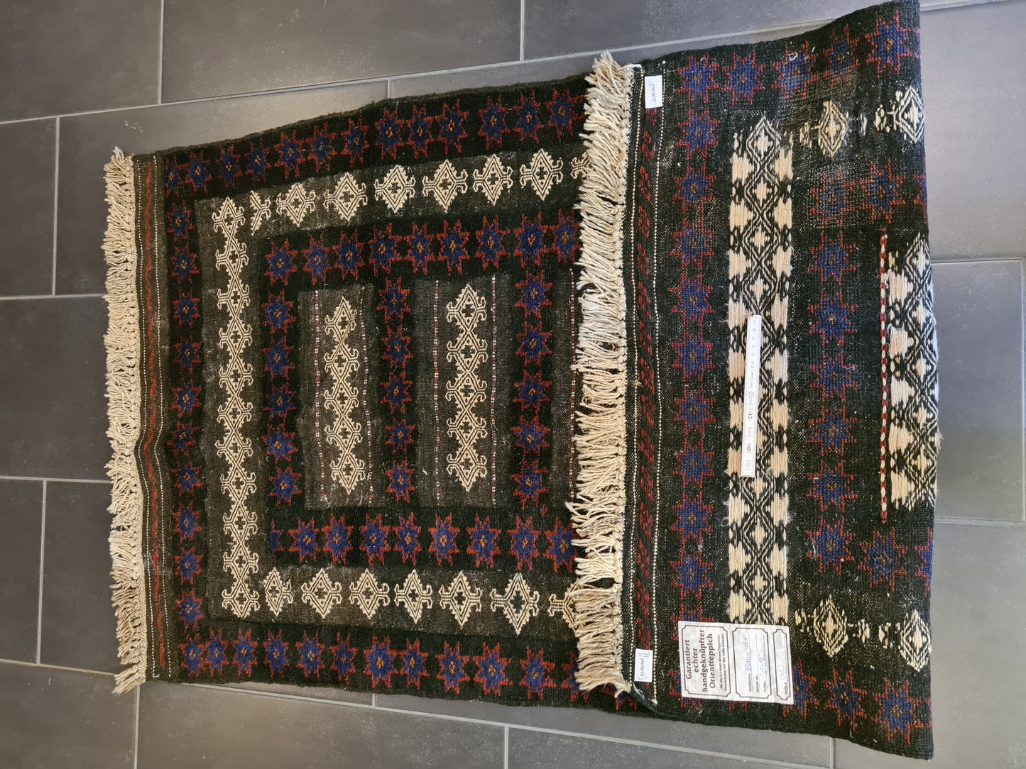 Antiker Handgeknüpfter Perserteppich Belutsch Orientteppich Sammlerstück 153x85cm