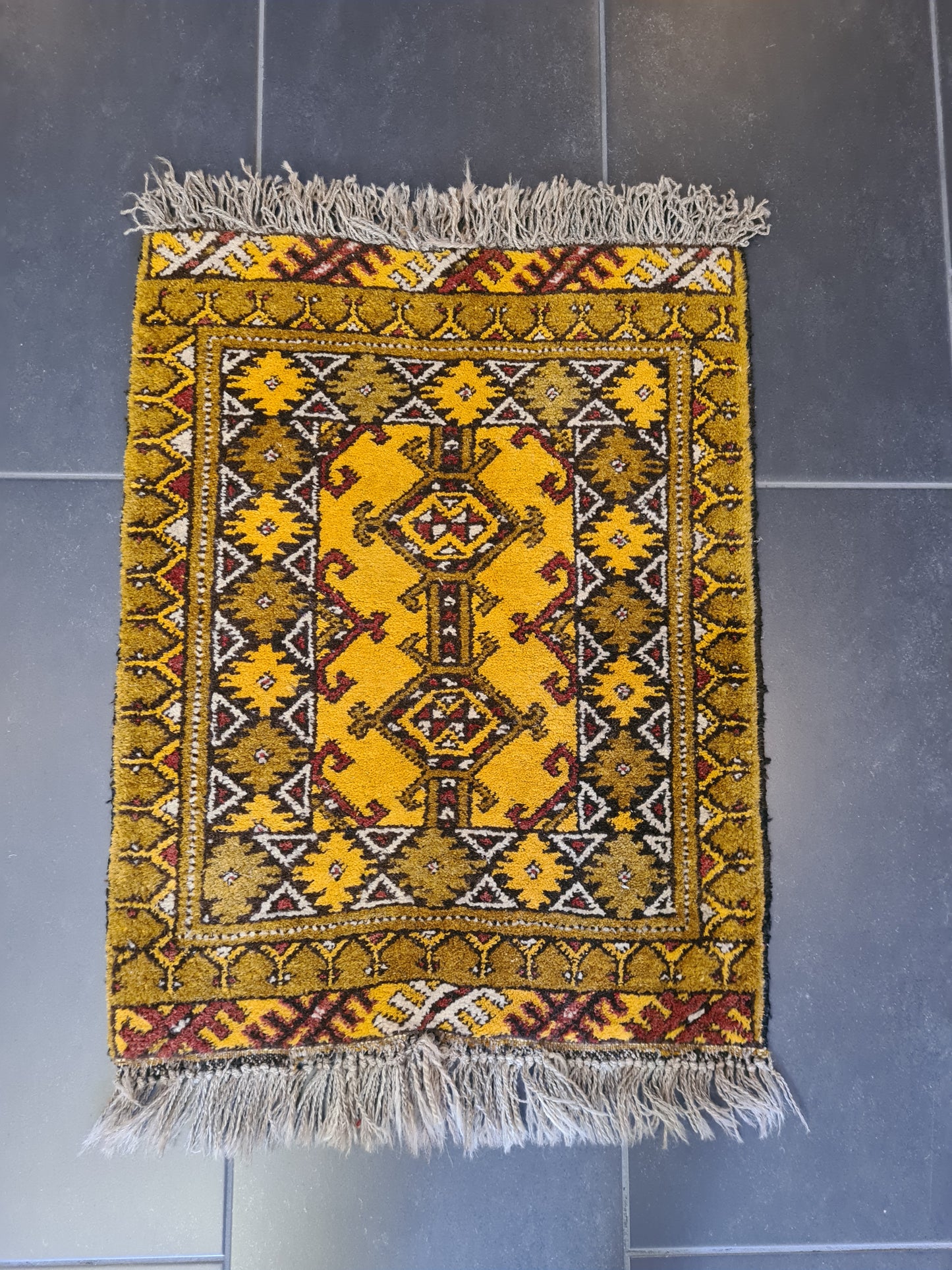 Antiker Handgeknüpfter Perser Teppich Belutsch Orientteppich Sammlerstück 70x54cm