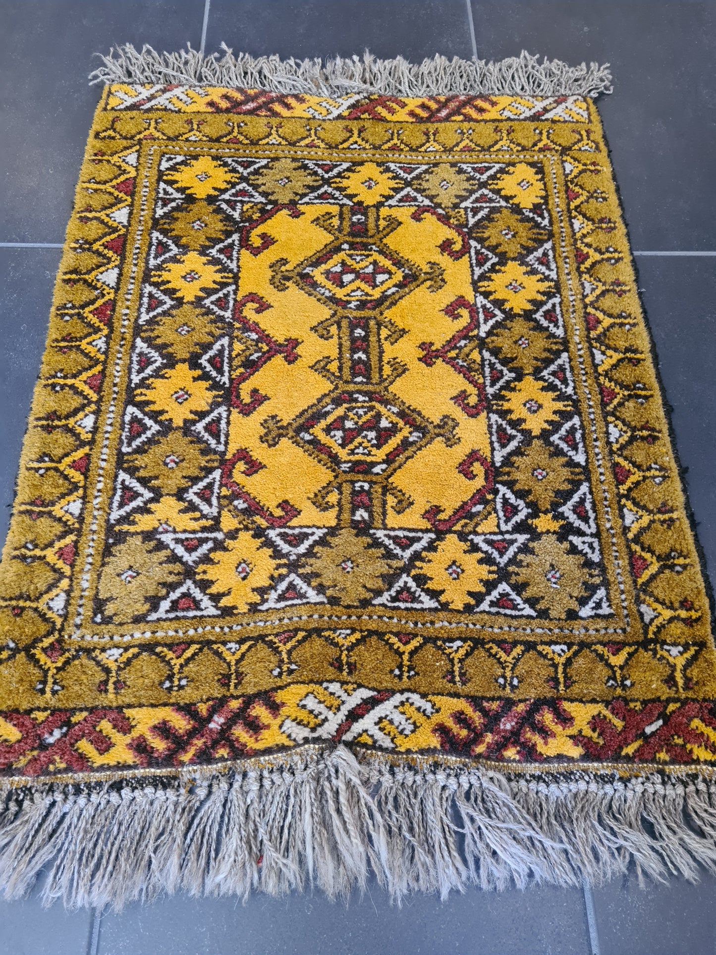 Antiker Handgeknüpfter Perser Teppich Belutsch Orientteppich Sammlerstück 70x54cm