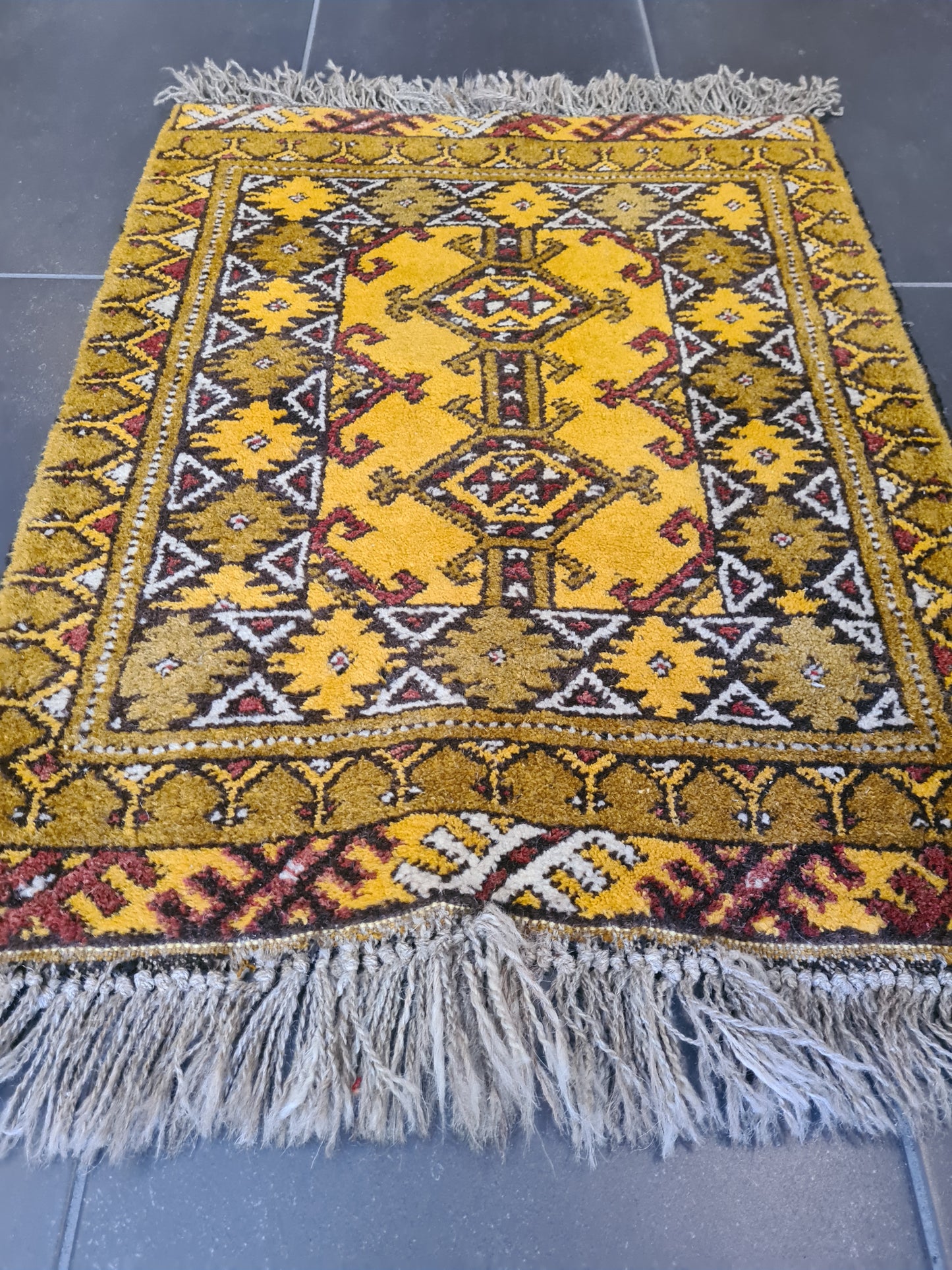 Antiker Handgeknüpfter Perser Teppich Belutsch Orientteppich Sammlerstück 70x54cm