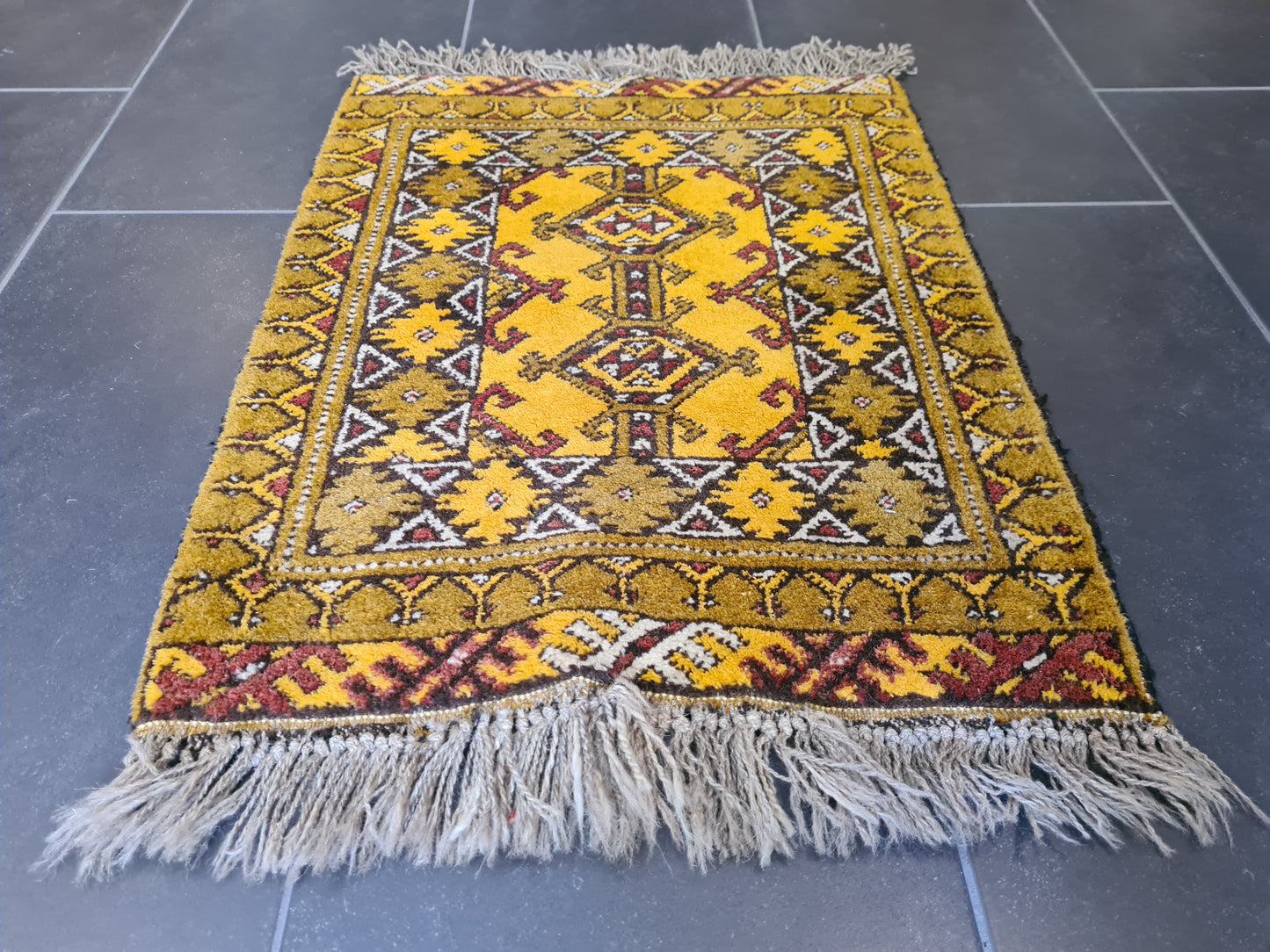 Antiker Handgeknüpfter Perser Teppich Belutsch Orientteppich Sammlerstück 70x54cm