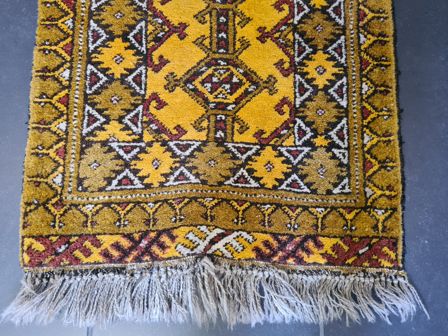 Antiker Handgeknüpfter Perser Teppich Belutsch Orientteppich Sammlerstück 70x54cm