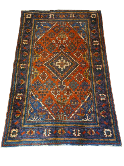 Antiker Feiner Handgeknüpfter Perser Teppich Orientteppich Mey Mey Keshan 204x133cm