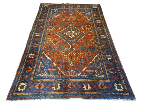 Antiker Feiner Handgeknüpfter Perser Teppich Orientteppich Mey Mey Keshan 204x133cm