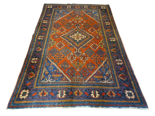 Antiker Feiner Handgeknüpfter Perser Teppich Orientteppich Mey Mey Keshan 204x133cm