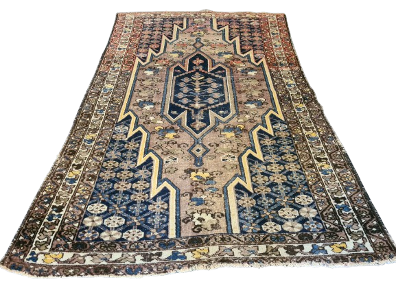 Antiker Handgeknüpfter Perser Teppich Malaya Orientteppich 202x134cm