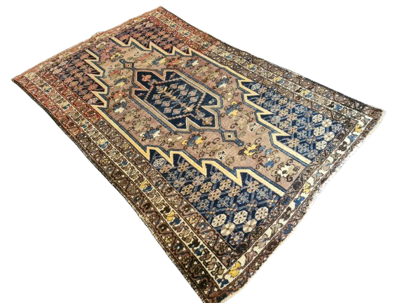 Antiker Handgeknüpfter Perser Teppich Malaya Orientteppich 202x134cm