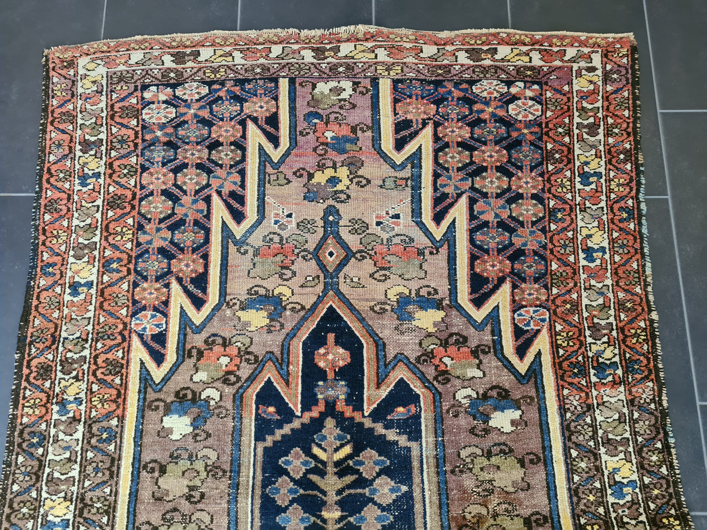 Antiker Handgeknüpfter Perser Teppich Malaya Orientteppich 202x134cm