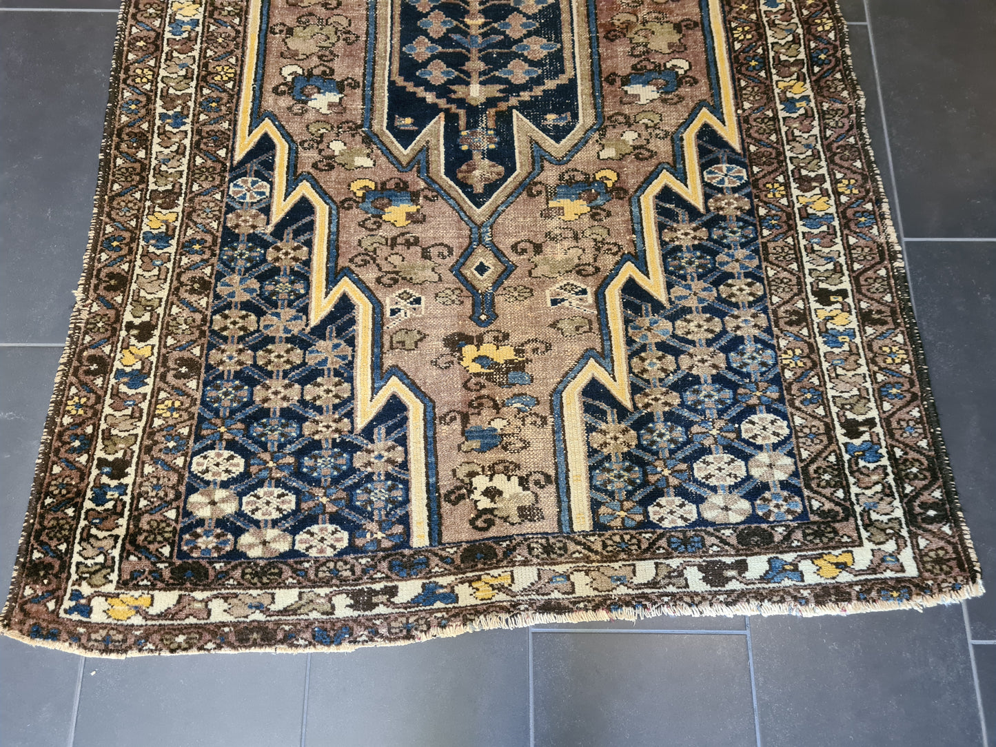 Antiker Handgeknüpfter Perser Teppich Malaya Orientteppich 202x134cm