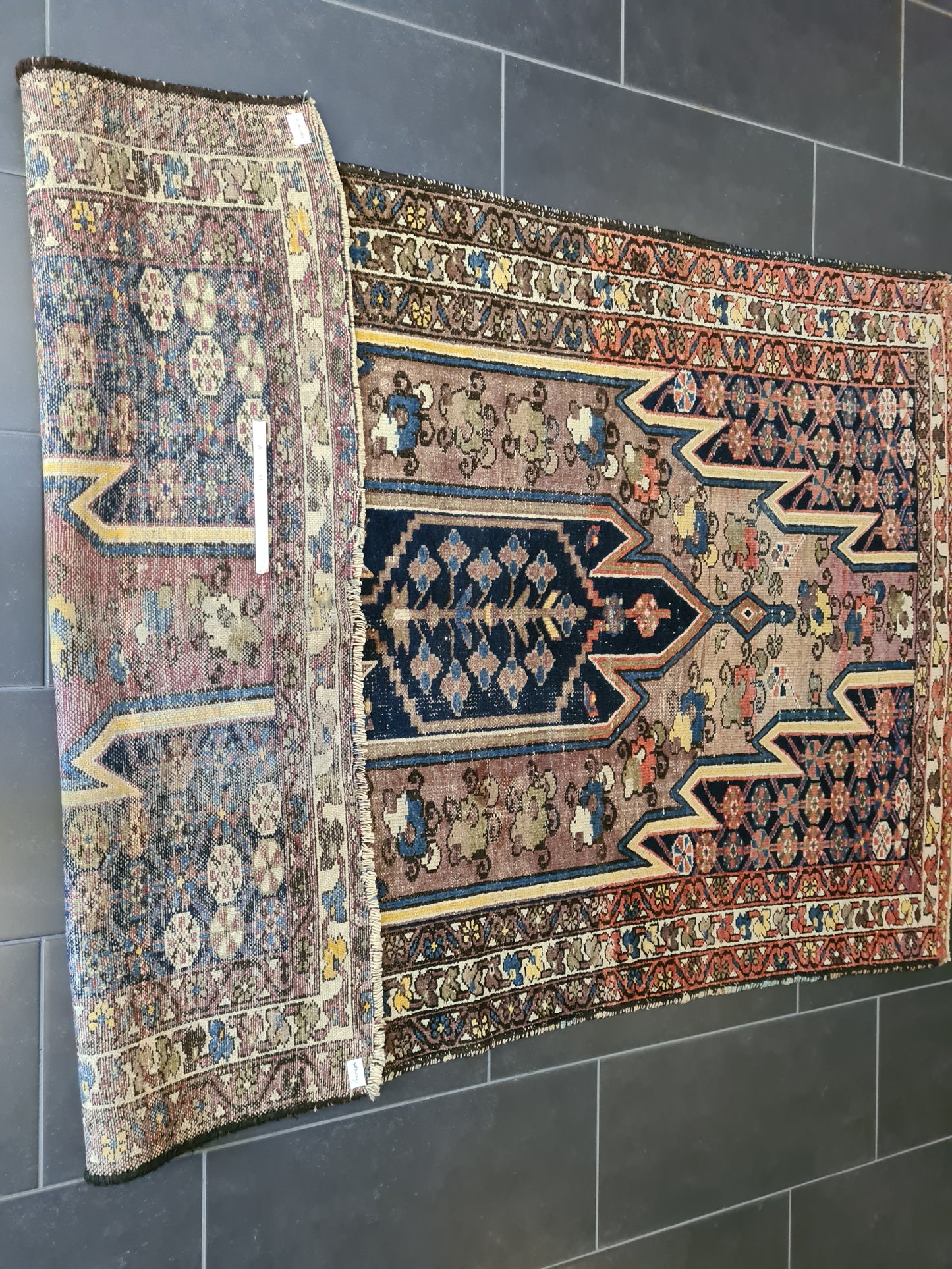 Antiker Handgeknüpfter Perser Teppich Malaya Orientteppich 202x134cm