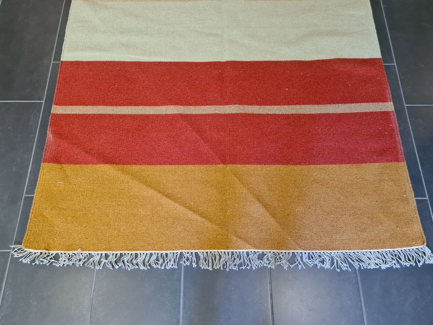 Feiner Handgeknüpfter Perser Teppich Orientteppich Kelim 201x141cm